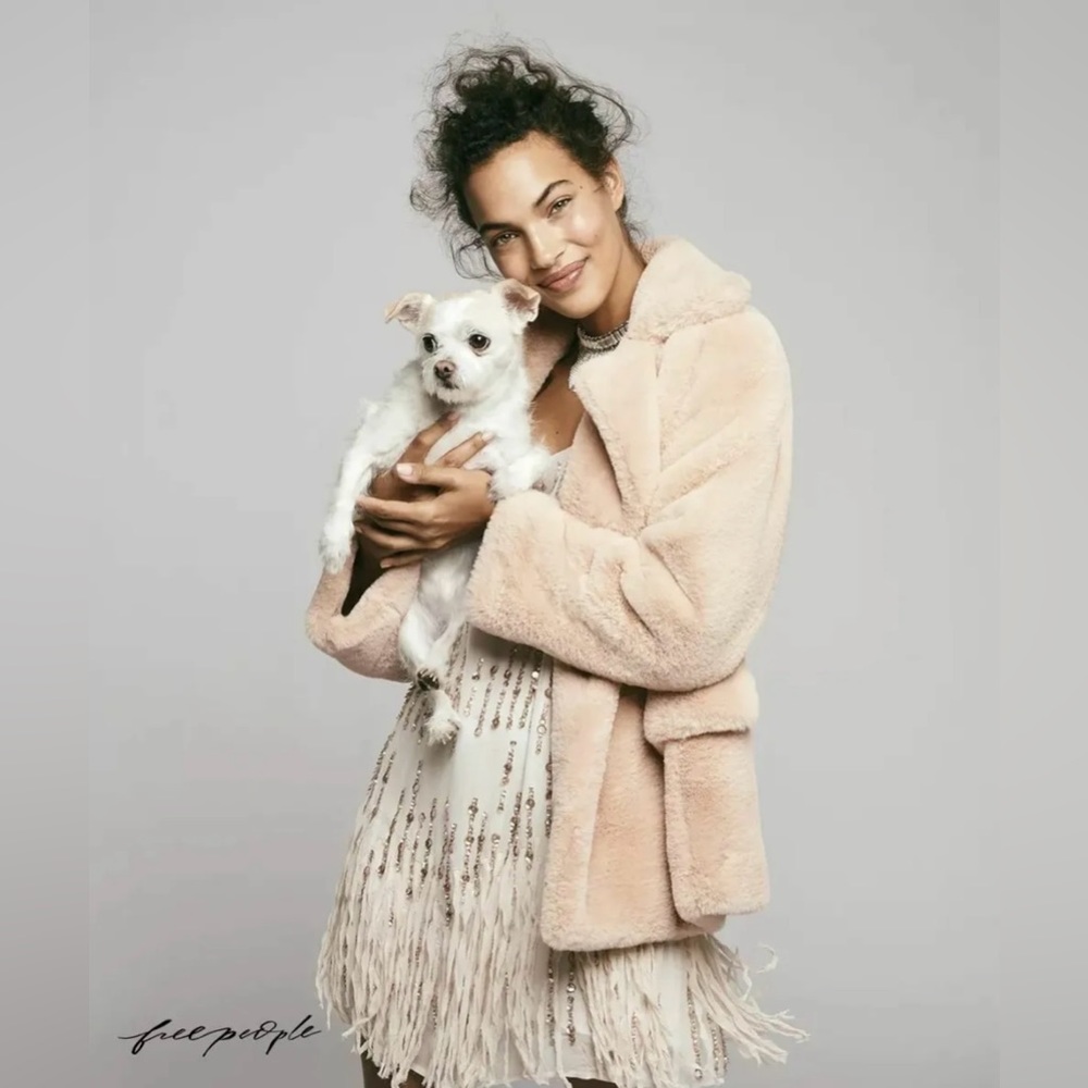 Free people faux fur jacket - Picture 11 of 13